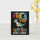 So lange vor der Schule Abschluss Kindergarten Er Karte (Gelbe Blume)