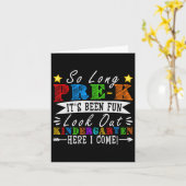 So lange vor der Schule Abschluss Kindergarten Er Karte (Gelbe Blume)