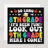 So langer 8. Klasse Ausblick auf den 9. Klasse-Abs Ankündigung (Vorne/Hinten)