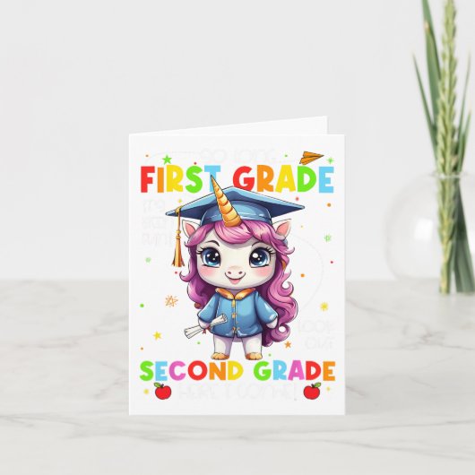 So langer Abschluss der ersten Klasse am letzten S Karte (Vorderseite)