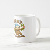 So langsam wie möglich - Niedlicher Sloth ASAP Cla Kaffeetasse (VorderseiteRechts)