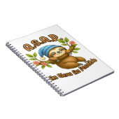 So langsam wie möglich - Niedlicher Sloth ASAP Cla Notizblock (Rechte Seite)