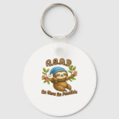 So langsam wie möglich - Niedlicher Sloth ASAP Cla Schlüsselanhänger (Vorderseite)