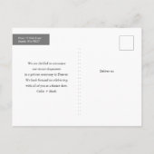 So Lässig Elopement Foto Ankündigung (Rückseite)