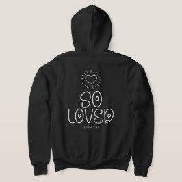So liebte Bibel Verse Hoodie für Frauen
