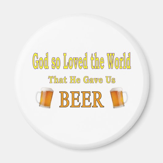 So liebte Gott die Welt Magnet (Vorne)