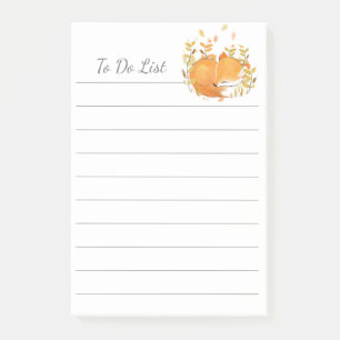 So listen Sie Fox-Personalisierte Post-it®-Notizen Post-it Klebezettel