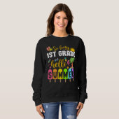So Long 1. Klasse Hallo Sommer Popsität Eiscreme Sweatshirt (Vorne ganz)