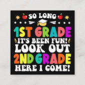 So Long 1st Grad It's Been Fun Look Out 2 Begleitkarte (Vorderseite)