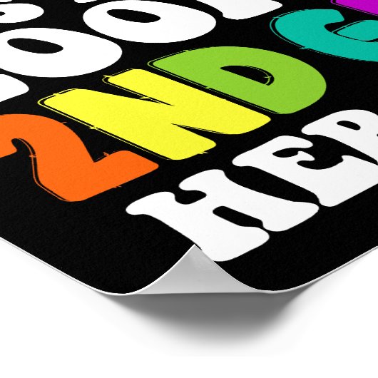 So Long 1st Grad It's Been Fun Look Out 2 Poster (Ecke)