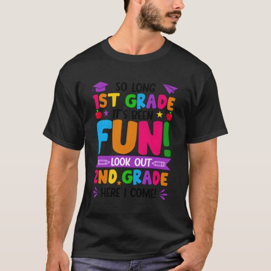 So Long 1St Grade Ausblick auf den 2nd Grade Absch T-Shirt (Vorderseite)