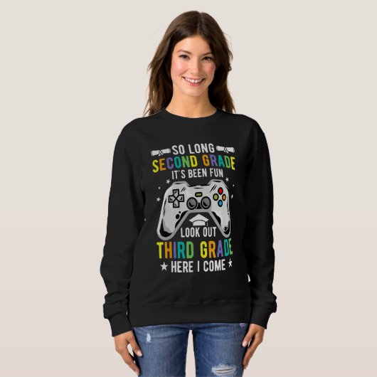 So Long 2nd Grade 3rd Grade Here I Come Graduation Sweatshirt (Vorne ganz)