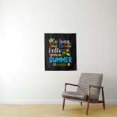 So Long 2nd Grade Hello Summer Last Day Of School. Wandteppich (Beispiel)