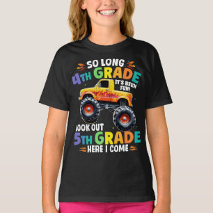 So Long 3rd Grade Abschluss Monster Truck T-Shirt