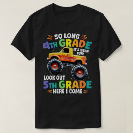 So Long 3rd Grade Abschluss Monster Truck T-Shirt