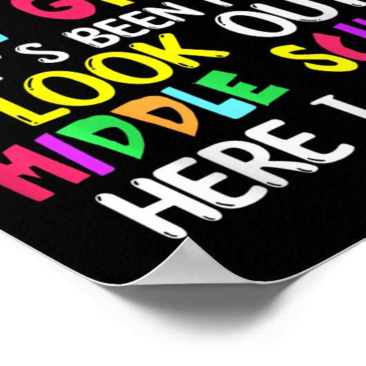 So Long 5. Grade Abschluss Mittelschule hier I Poster (Ecke)