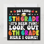 So Long 5. Grade Ausblick auf den 6. Grade Abschlu Ankündigung (Vorderseite)