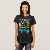 So Long 7. Klasse Hallo Sommer Lehrer Student Kind T-Shirt (Vorne ganz)