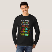 So Long 8. Klasse Hallo High School Abschluss T-Shirt (Vorne ganz)