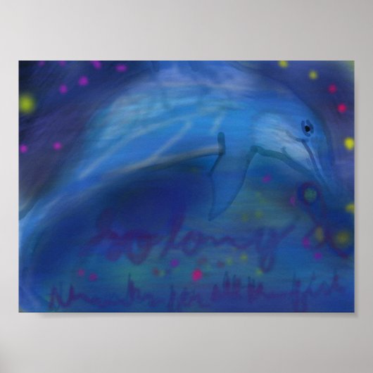 So long and thanks for all the fish poster (Vorne)