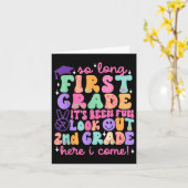 So Long First Grade Abschluss 2. Klasse hier I Co Karte (Gelbe Blume)