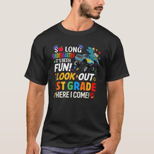 So Long Kindergarten 1. Hier komme ich Lehrer Kind T-Shirt (Vorderseite)