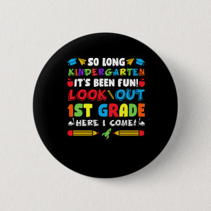 So Long Kindergarten 1. Klasse Button