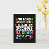 So Long Kindergarten 1. Klasse Hier komme ich Grad Karte (Gelbe Blume)