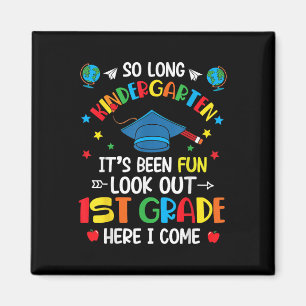 So Long Kindergarten Abschluss 1. Klasse Kinder Ju Magnet