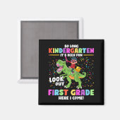 So Long Kindergarten Abschluss Cl 2023 Dinosaur K Magnet (Vorderseite/Rückseite)
