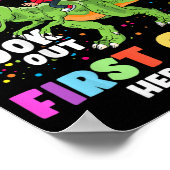 So Long Kindergarten Abschluss Cl 2023 Dinosaur K Poster (Ecke)