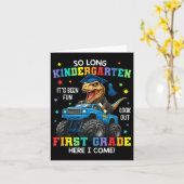 So Long Kindergarten Abschluss Cl 2025 Dinosaur K Karte (Gelbe Blume)