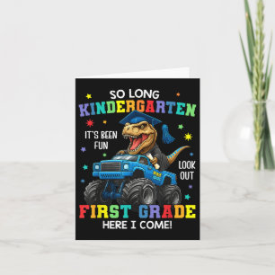 So Long Kindergarten Abschluss Cl 2025 Dinosaur K Karte