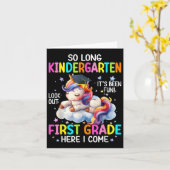 So Long Kindergarten Abschluss Cl 2025 Unicorn Ki Karte (Gelbe Blume)