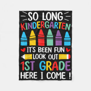 So Long Kindergarten Abschluss Erste Klasse hier I Fleecedecke