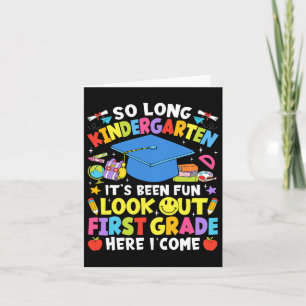 So Long Kindergarten Abschluss Erste Klasse hier I Karte
