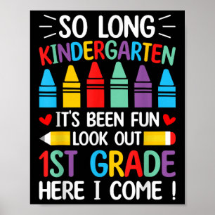 So Long Kindergarten Abschluss Erste Klasse hier I Poster