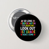 So Long Kindergarten Abschluss Graduate Teacher K Button (Vorne & Hinten)