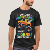 So Long Kindergarten Abschluss Monster Truck T-Shirt (Vorderseite)
