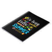 So Long Kindergarten Grad Hallo Sommer Notizblock (Linke Seite)