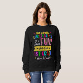 So Long Kindergarten Grade Ausblick 1. Klasse hier Sweatshirt (Vorne ganz)