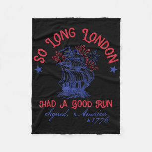So Long London 4. Juli 1776 Usa Shirts Mädchen P Fleecedecke
