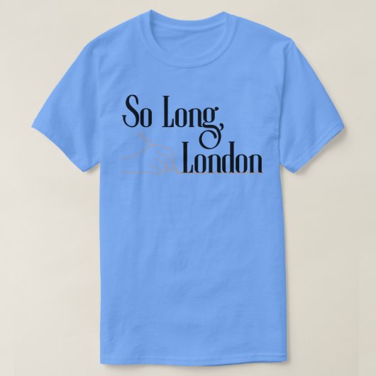 So Long London TShirt 5 (Design vorne)