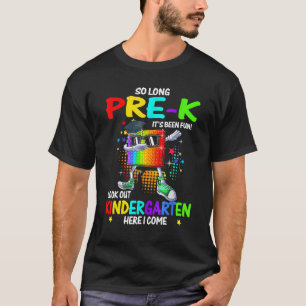 So Long Pre K Kindergarten, ich komme Pop It Absch T-Shirt