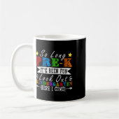 So Long Pre-k Vorschulabschluss Kindergarten Er Kaffeetasse (Links)