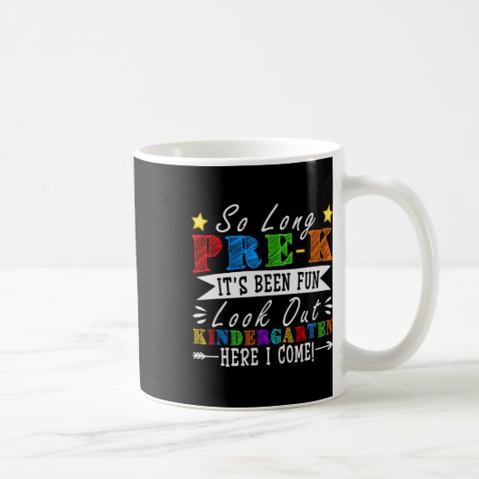 So Long Pre-k Vorschulabschluss Kindergarten Er Kaffeetasse (Rechts)