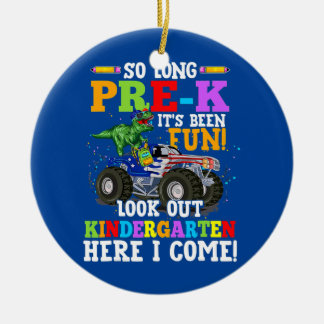 So Long Pre Look Out Kindergarten T rex Keramik Ornament