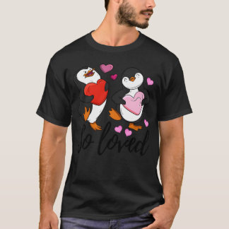 So Loved Penguin Geschenk T-Shirt