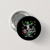 So Luckin' Boujee Retro St. Patrick's Day  Button (Vorne & Hinten)