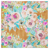 SO LUSCIOUS buntes Boho BlumenAquarell Stoff (Muster)
